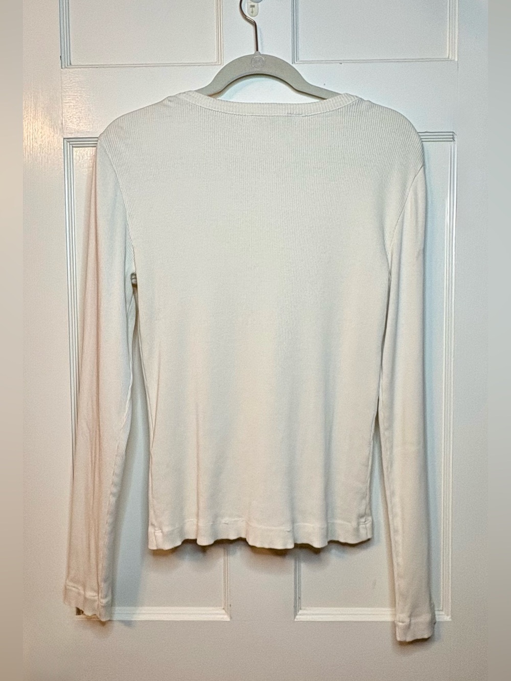 Madewell Ribbed Button Front Cardigan - Picture 5 of 8